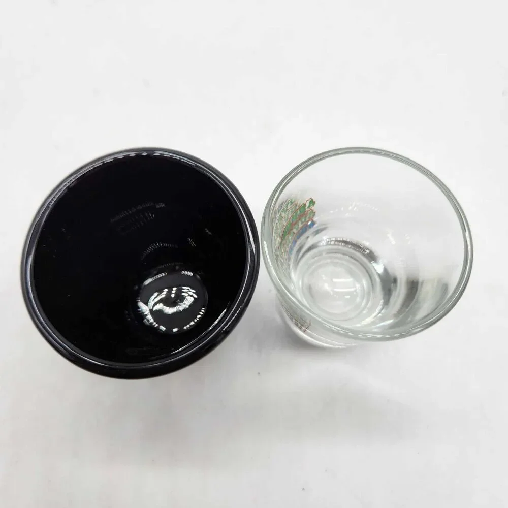 Set of 2 Adventureland Des Moines Iowa Shot Glasses Amusement Park Souvenir